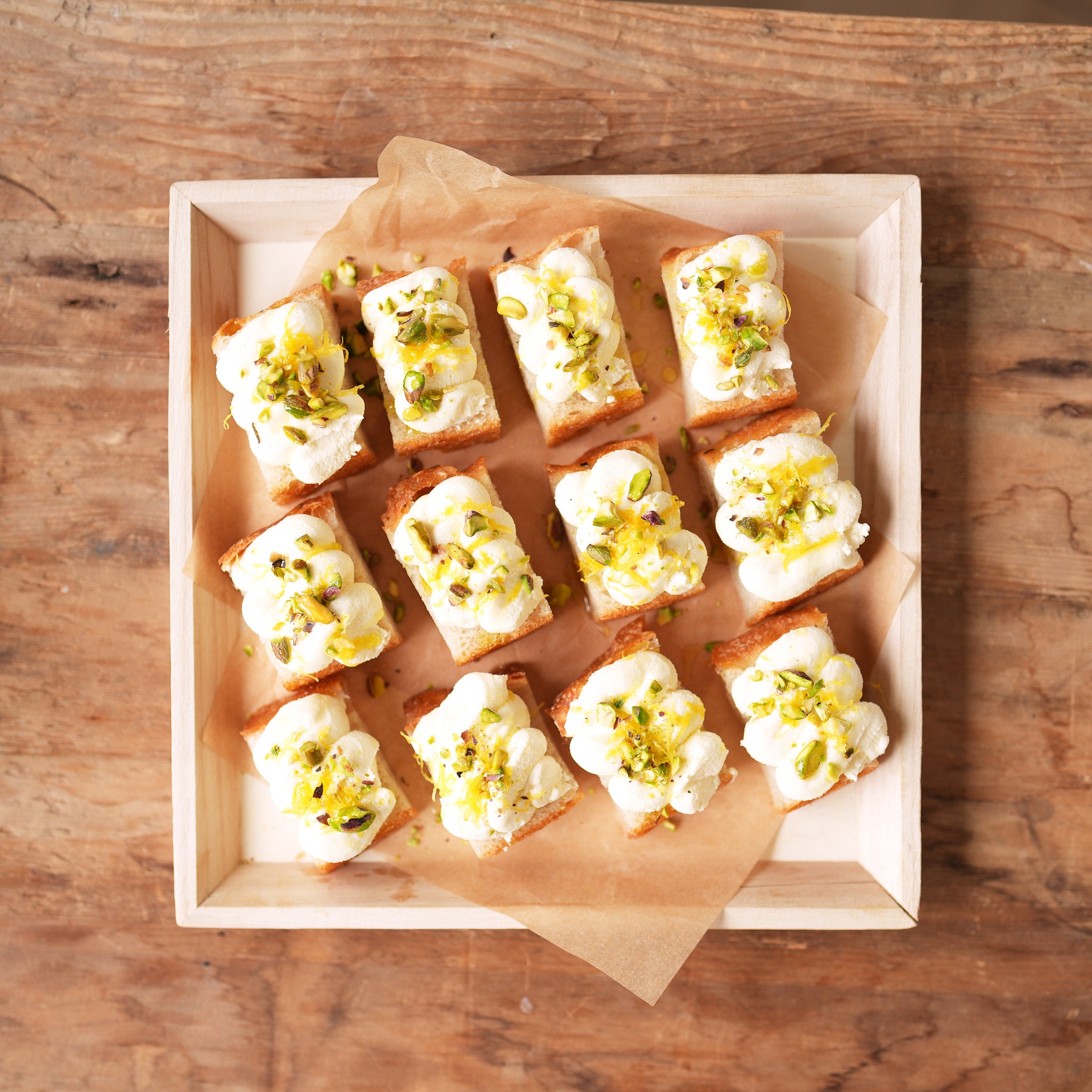 Whipped Ricotta Crostini