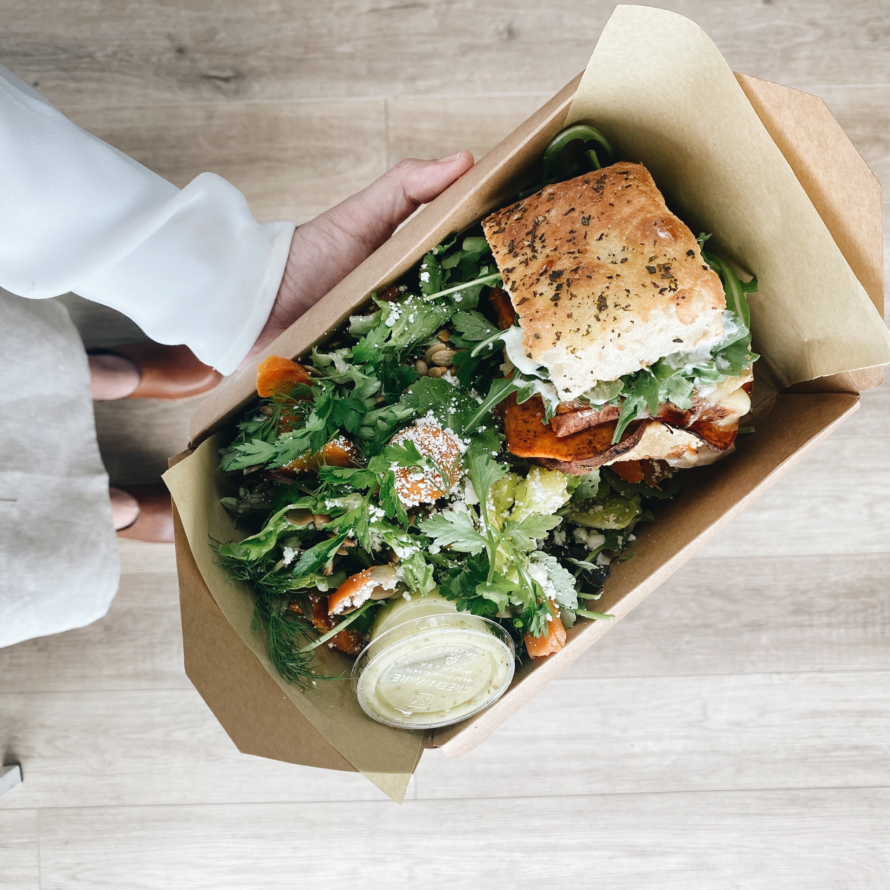 SWEET POTATO & BRIE SANDWICH