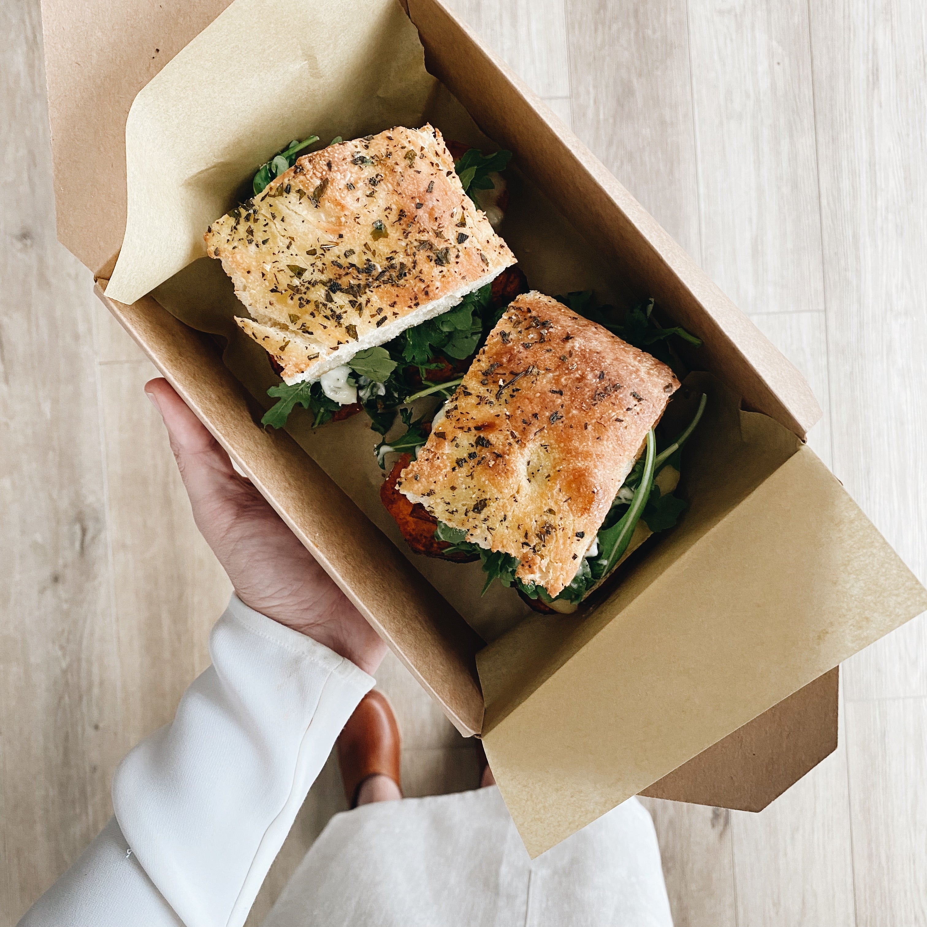 SWEET POTATO & BRIE SANDWICH